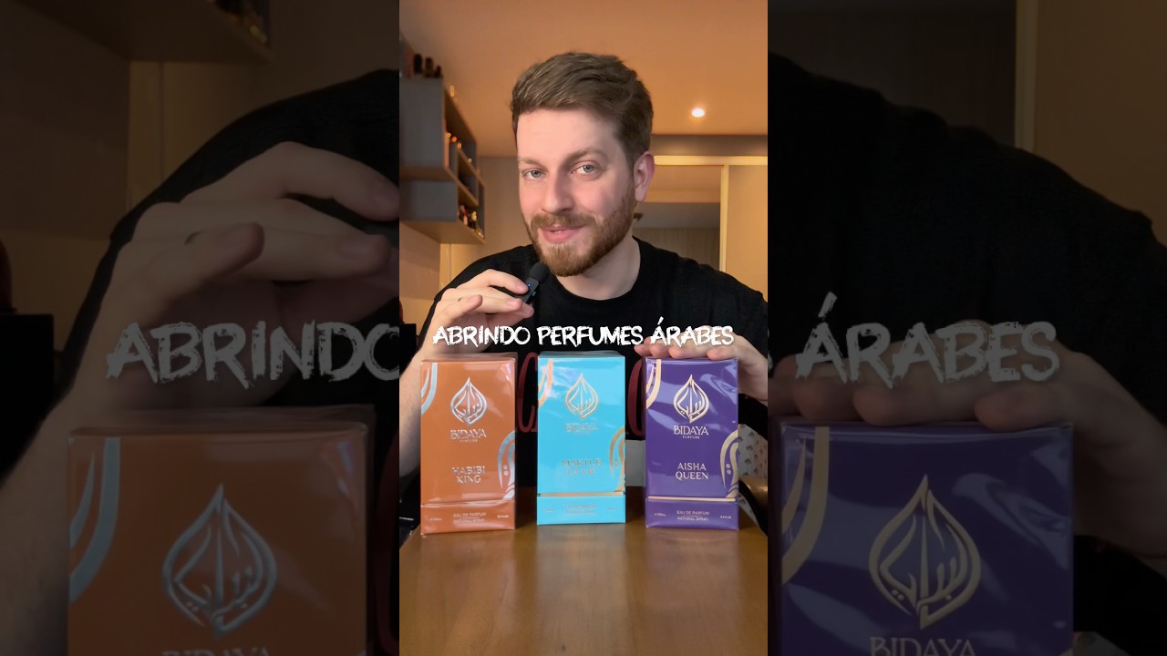 Abrindo perfumes &aacute;rabes da nova marca BIDAYA PARFUMS