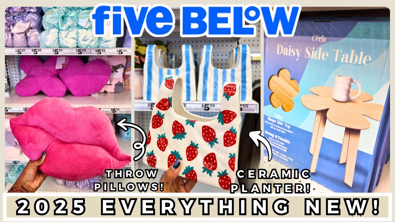 NEW FIVE BELOW Finds | 2025 Home Decor Must Haves | High End Dupes | Shop With Me Vlog