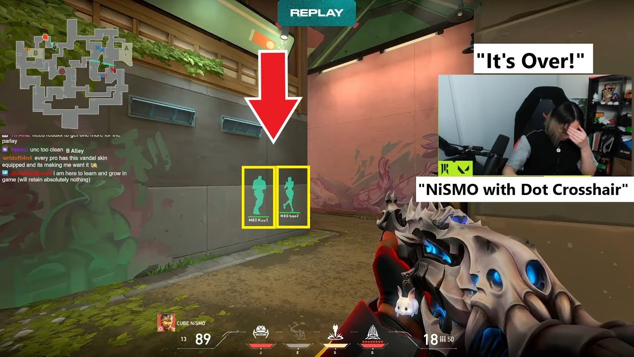 How Did Nismo Win This?! SR meL's Reaction to the 1v2 Dot Crosshair Clutch!