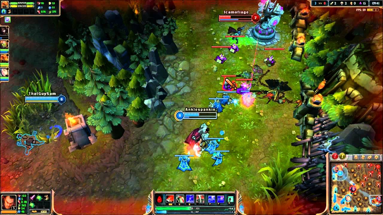 League of Legends - Darius and Draven Bot with Nerf - Full Game Commentary