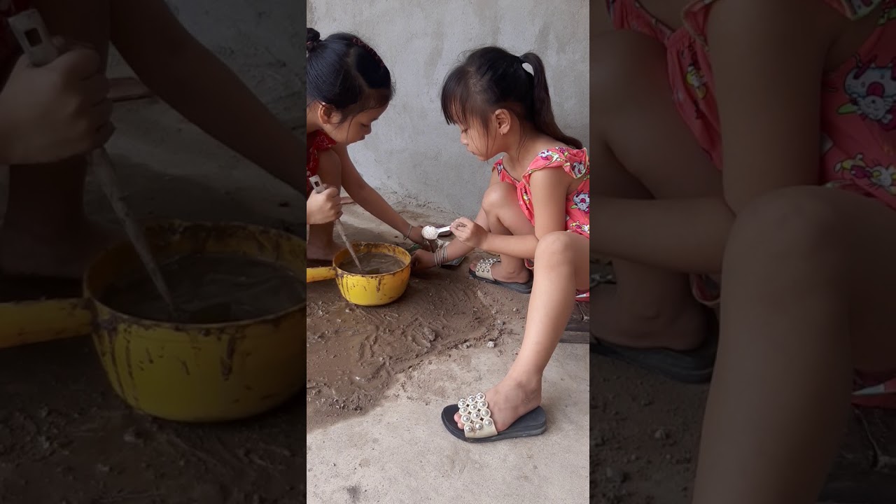 Ha diep tu và mobi chơi cát
