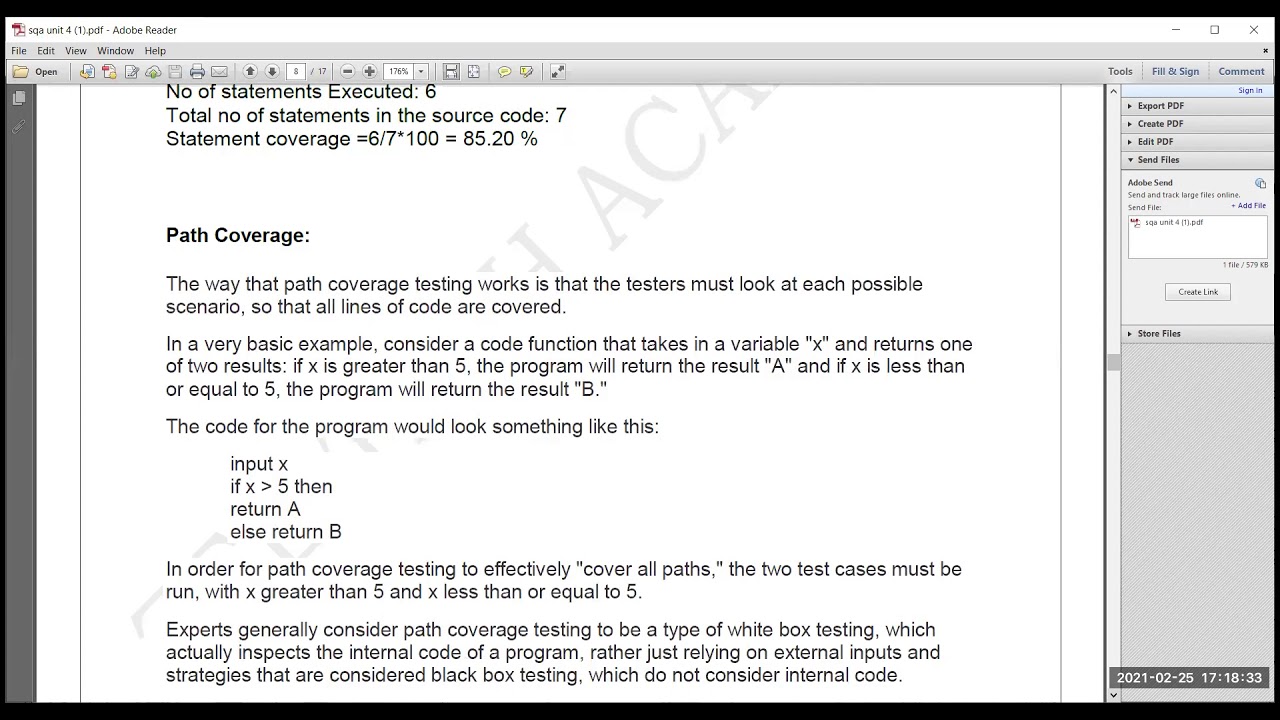 Software Quality Assurance | Unit-4 | Lec-3
