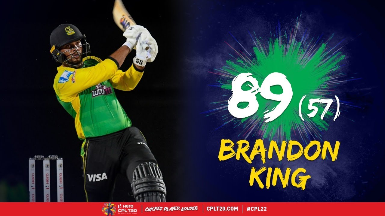 Brandon King PUNISHES the St Kitts and Nevis Patriots | CPL 2022