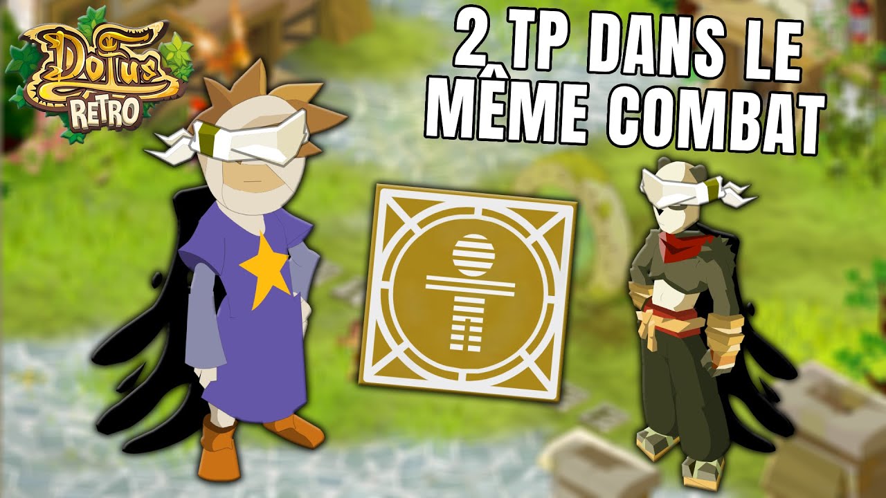 Agro très serrée contre un Pandawa : deux Téléportations dans le même combat - PVP Dofus Retro Beta