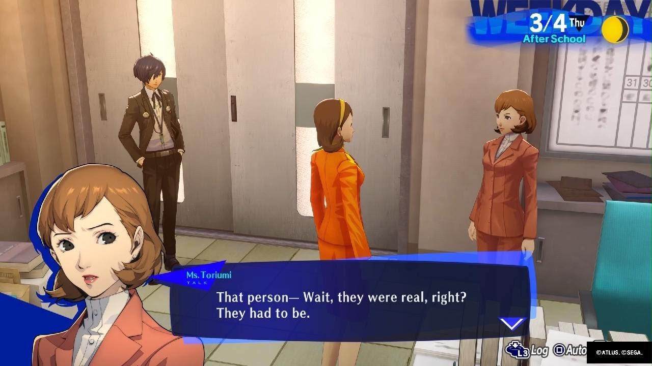Persona 3 Reload - Ms Toriumi confesses as Maya