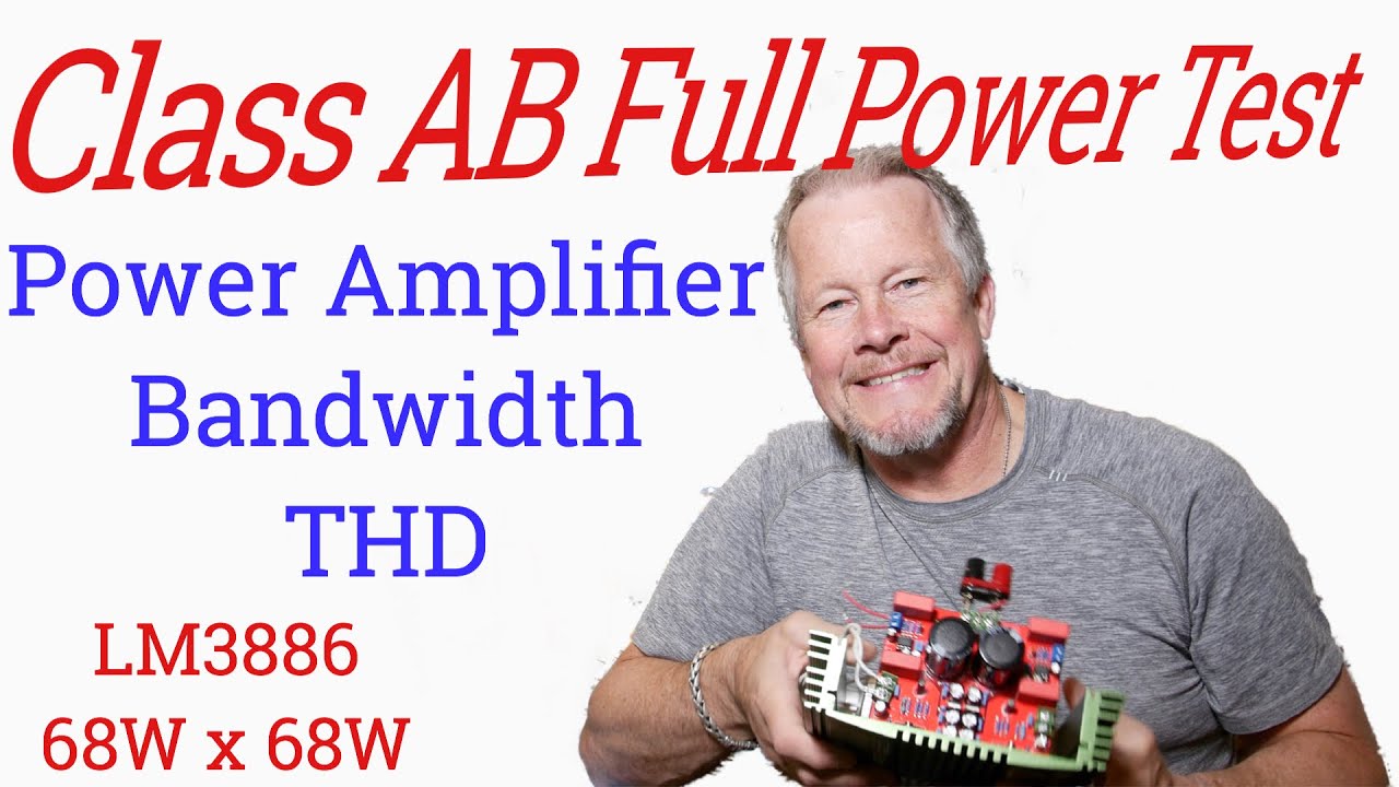 Class AB Power Amplifier LM3886 at Full Power
