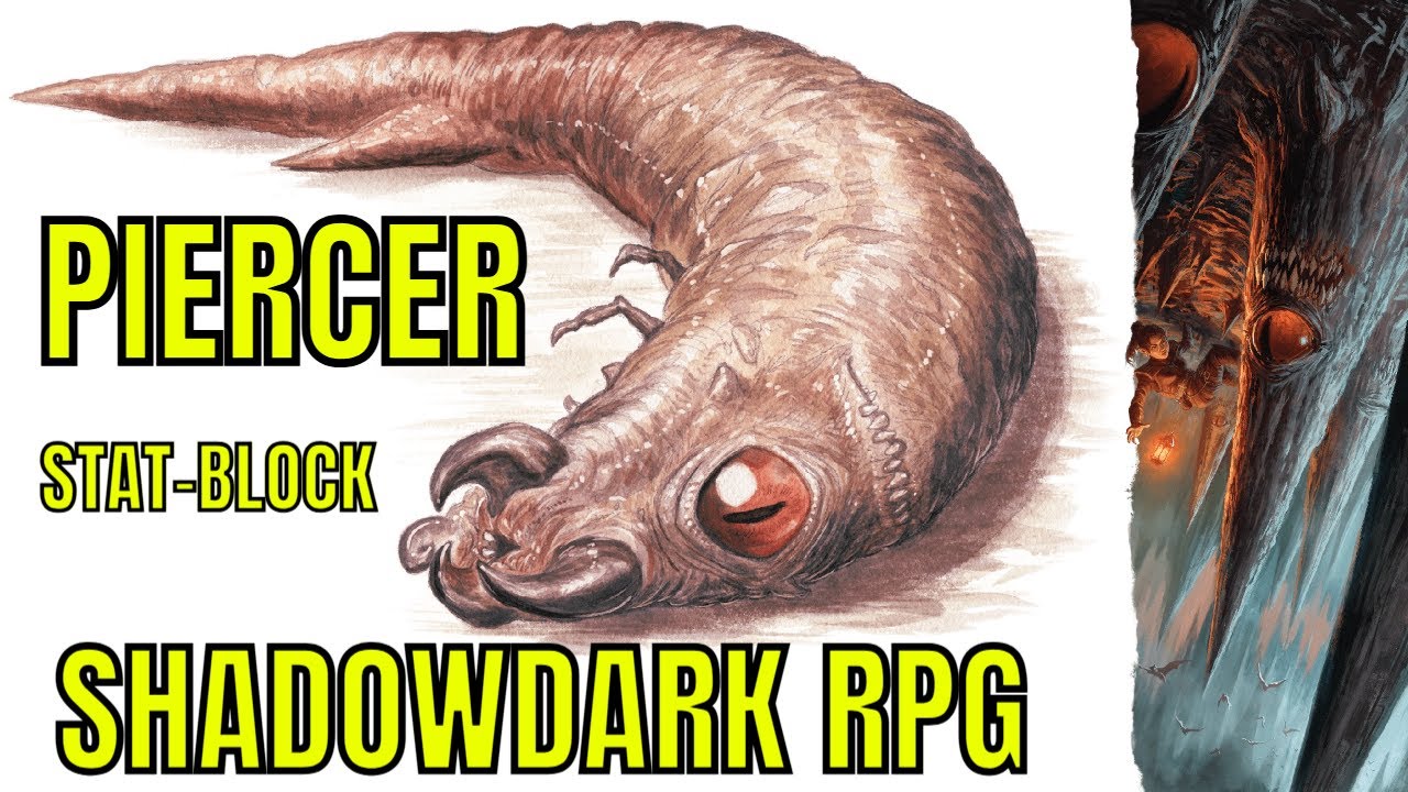 BUILDING SHADOWDARK PIERCER MONSTER STAT-BLOCK 🔴#4k LIVE