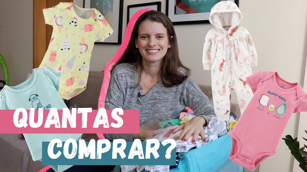 Tamanhos, modelos e tecidos de roupinhas: aprenda a montar o seu ENXOVAL DE BEBÊ!