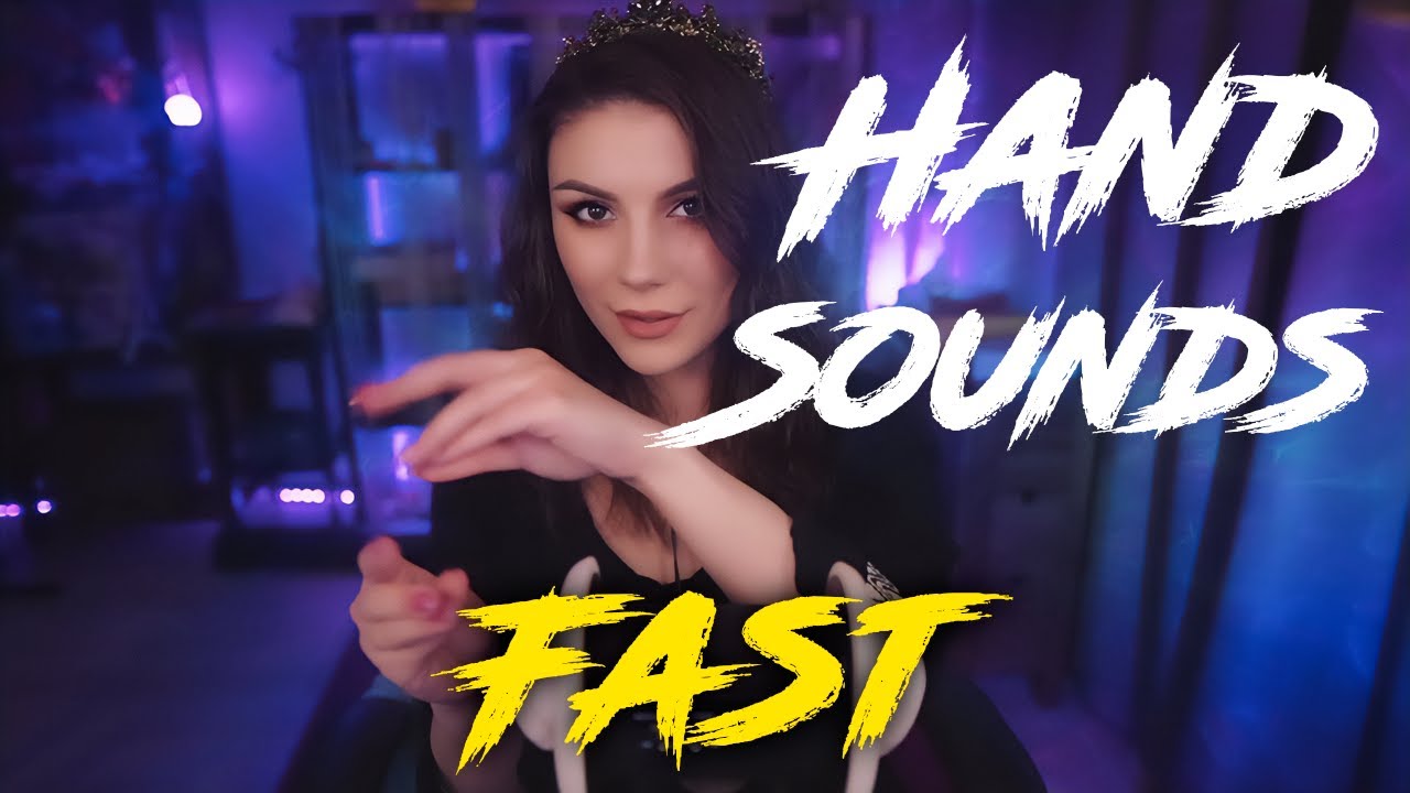ASMR Fast and Aggressive Hand Sounds 💎 Finger Fluttering, No Talking, 3Dio