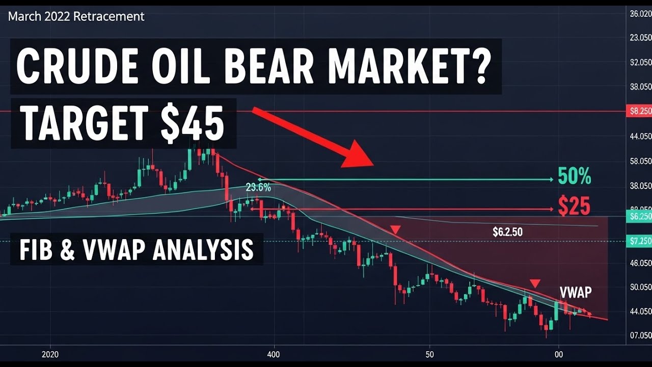 Bearish Oil Outlook  Fibonacci Analysis