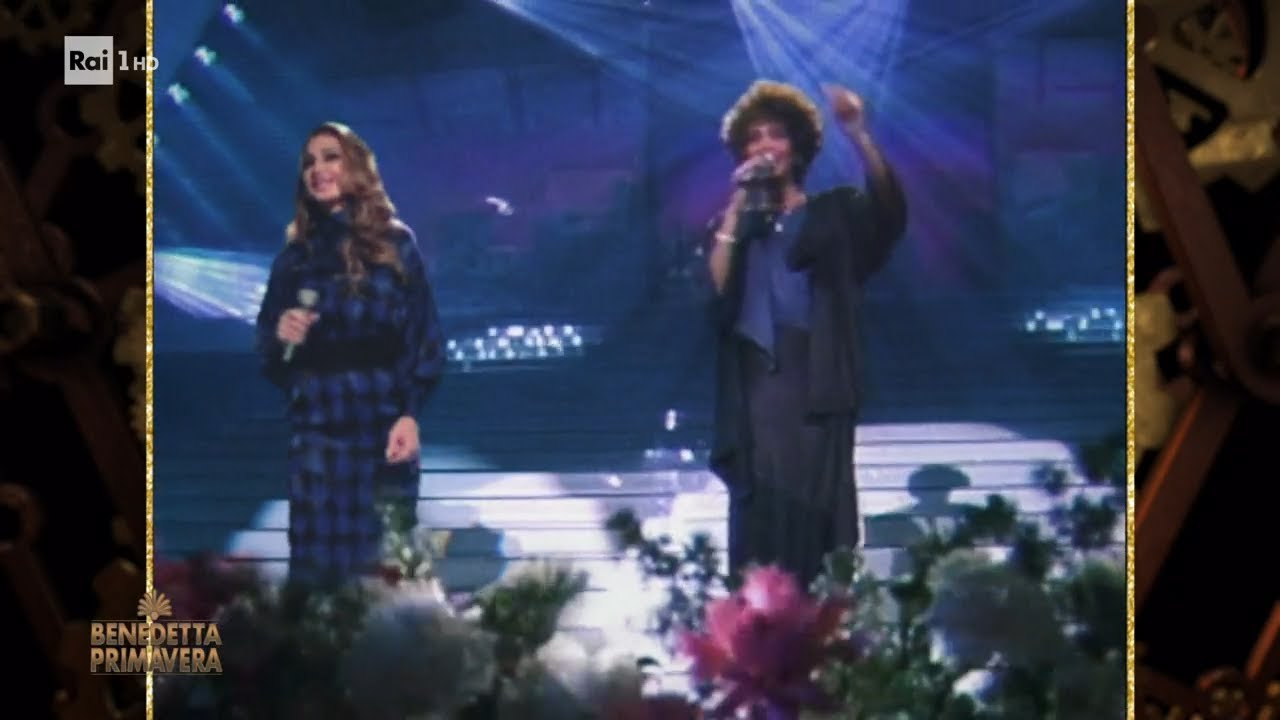 Anna Tatangelo in un duetto impossibile con e Whitney Houston - Benedetta Primavera 10/03/2023