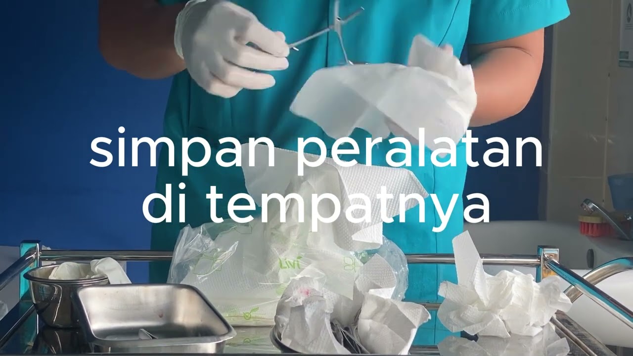 desinfeksi peralatan medis setelah dipakai
