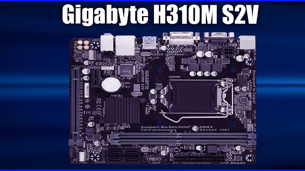 Материнская плата Gigabyte H310M S2V