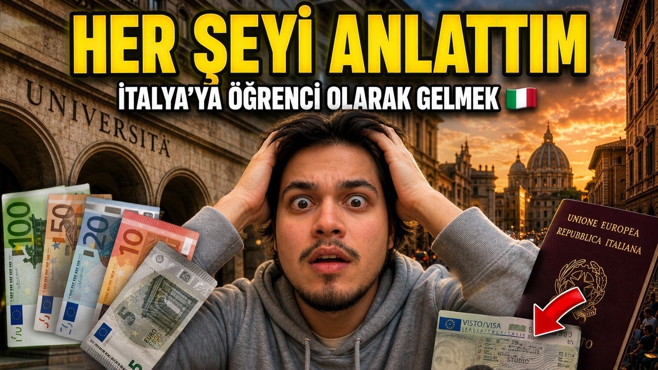 İTALYA'YA ÖĞRENCİ OLARAK GELMEK! | HERKESİN SORDUĞU SORULARI CEVAPLADIM !