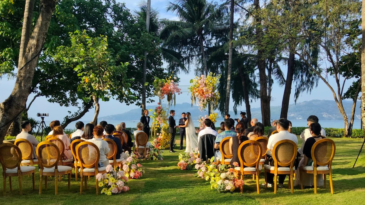 Duo Band - Violin and Electronic Piano for Wedding Ceremony at Lawn Garden Rosewood Phuket