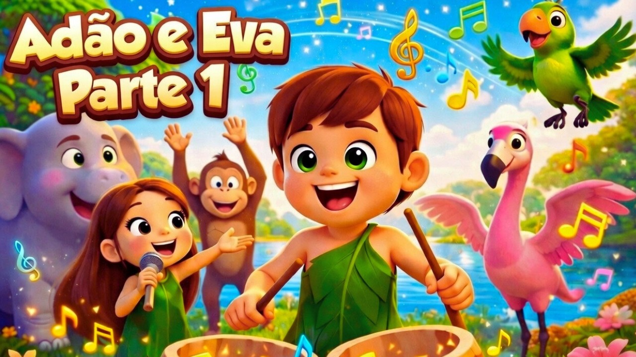 🌟 O PRIMEIRO HOMEM E MULHER DA HISTÓRIA! | Adão e Eva no Jardim do Éden