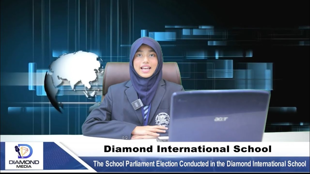The School Parliament election was conducted at Diamond International School.💎