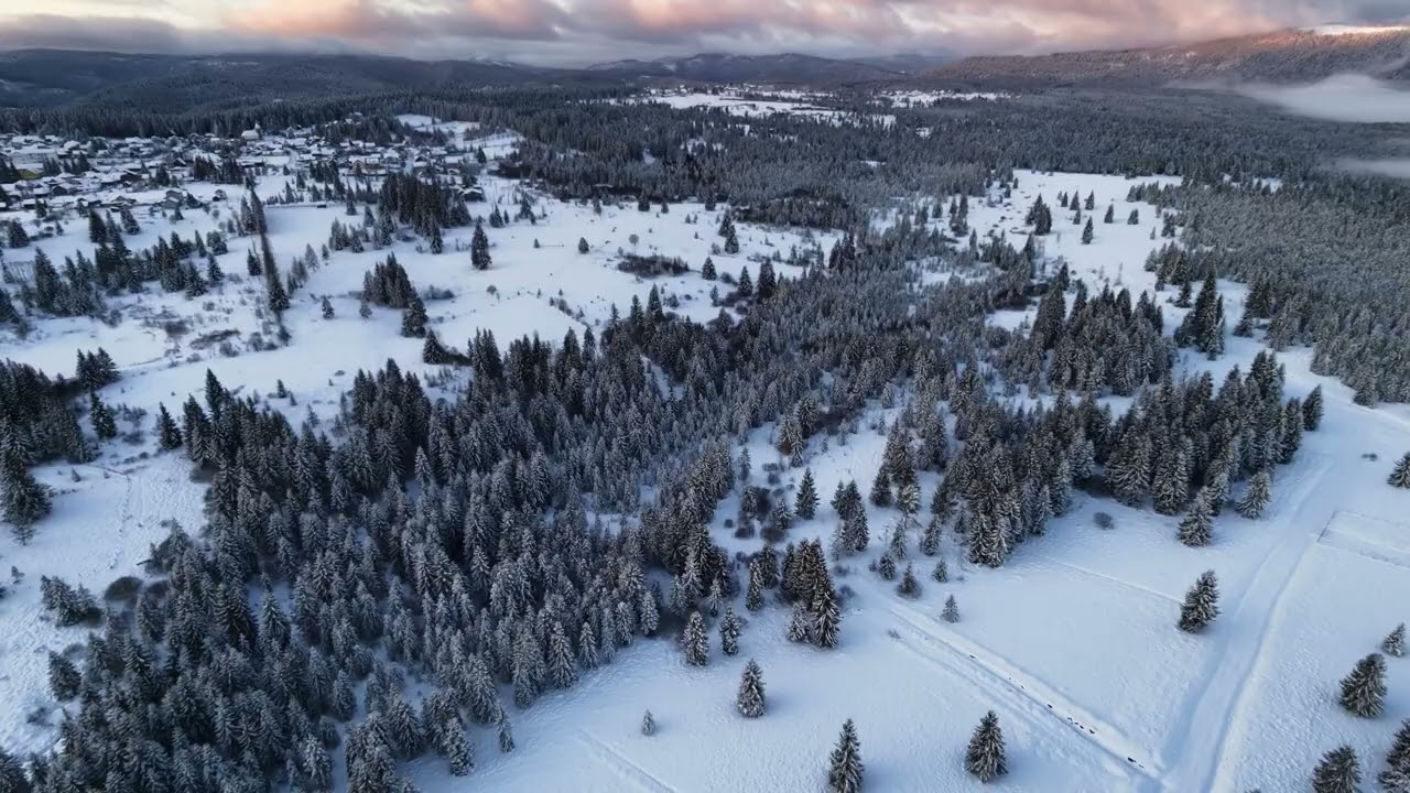 Winter Landscape in Beliș Romania