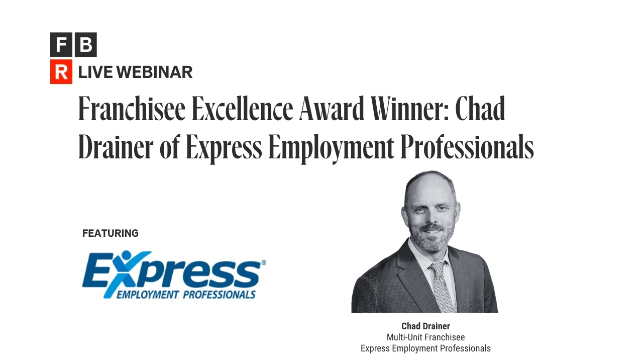 Franchisee Excellence Award Winner: Chad Drainer of Express Employment Professionals
