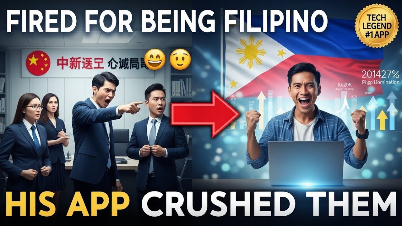 CHINESE COMPANY FIRED HIM FOR BEING FILIPINO – HE BUILT THE APP THAT CRUSHED THEM