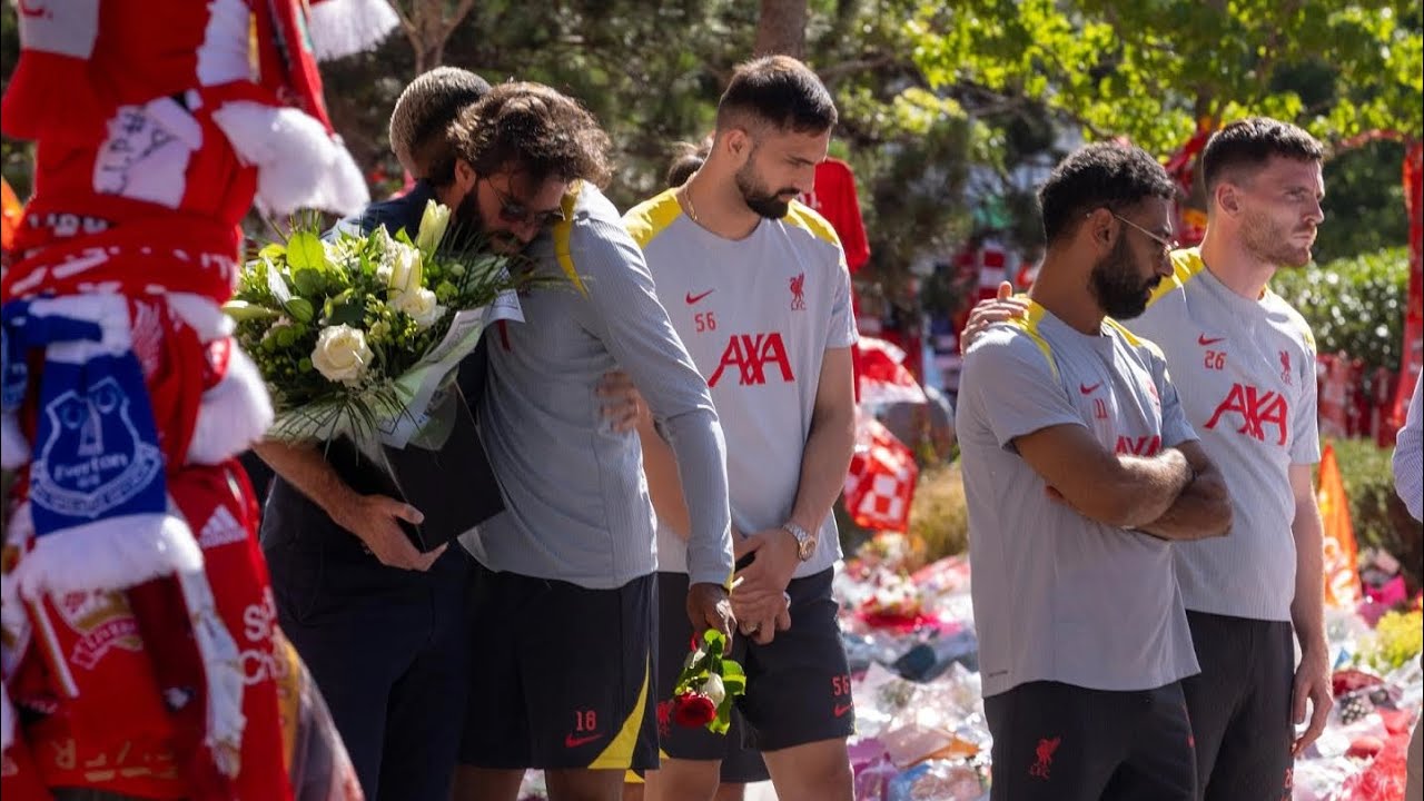 Liverpool Players Pay Tribute To Diogo Jota ❤️