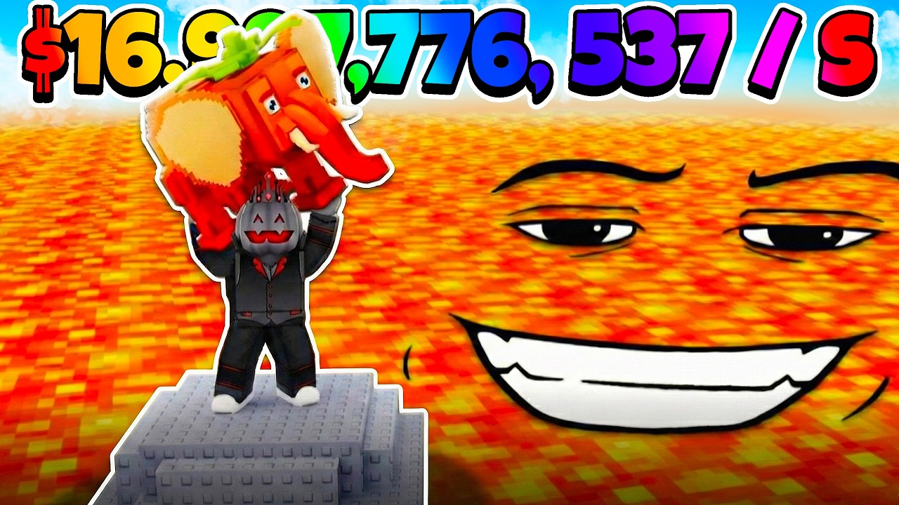 SAVING EVERY BRAINROT FROM LAVA IN ROBLOX!