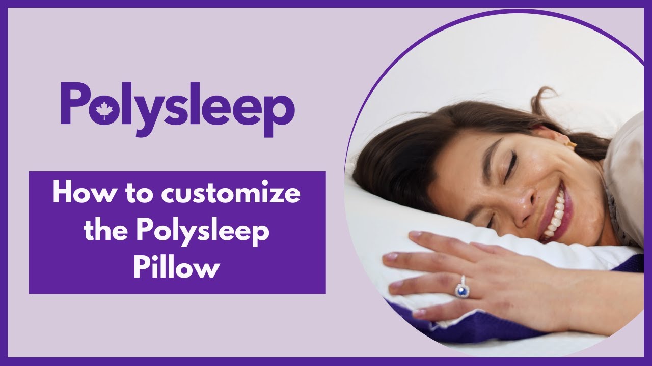 How to customize the Polysleep pillow according to your sleeping style!