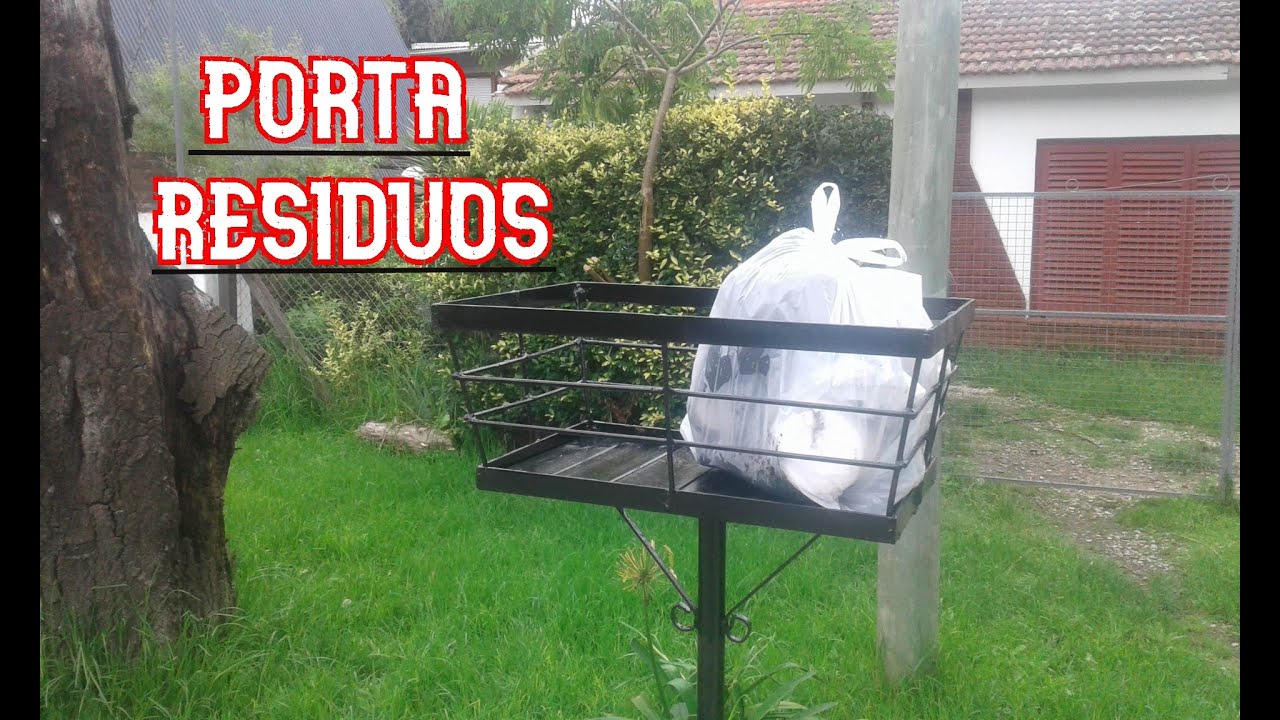 Como hacer un porta residuos - how to do