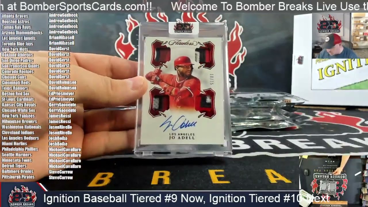 2026 Bomber Sports Cards Ignition Baseball Random Tiered Team #9 Case Break 2 25 26
