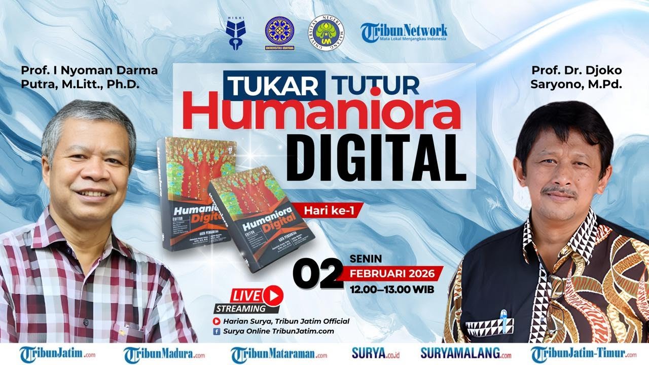 🔴TUKAR TUTUR Humaniora Digital - hari satu