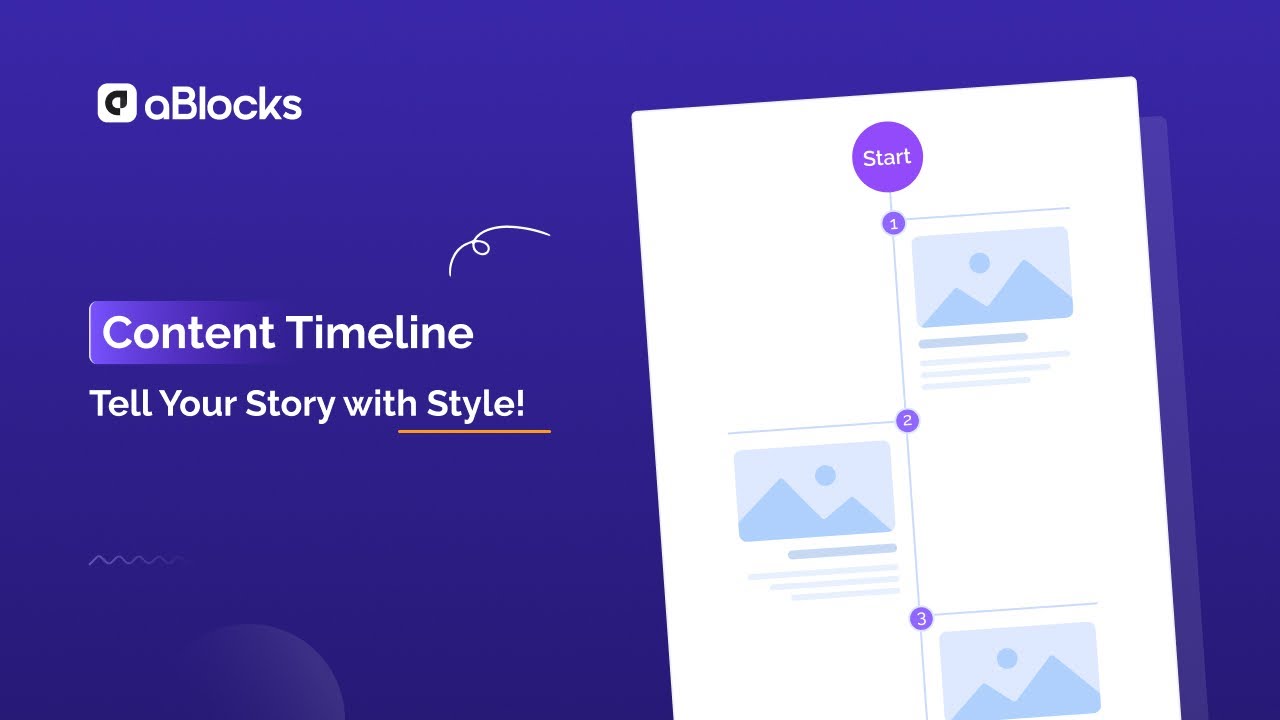 Build Stunning Timelines in WordPress with aBlocks Content Timeline Block!