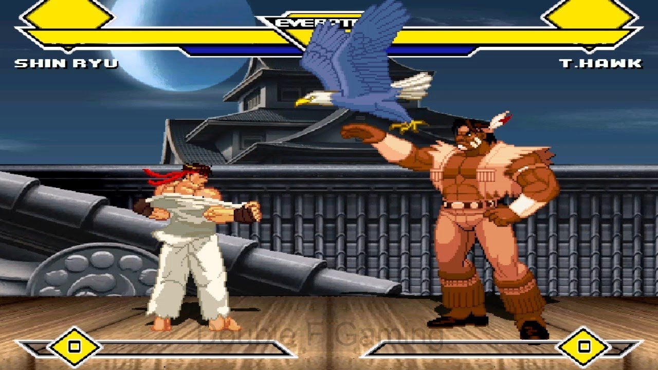[Street Fighter Mugen] ShinRyu Vs T Hawk (Hard Mode)