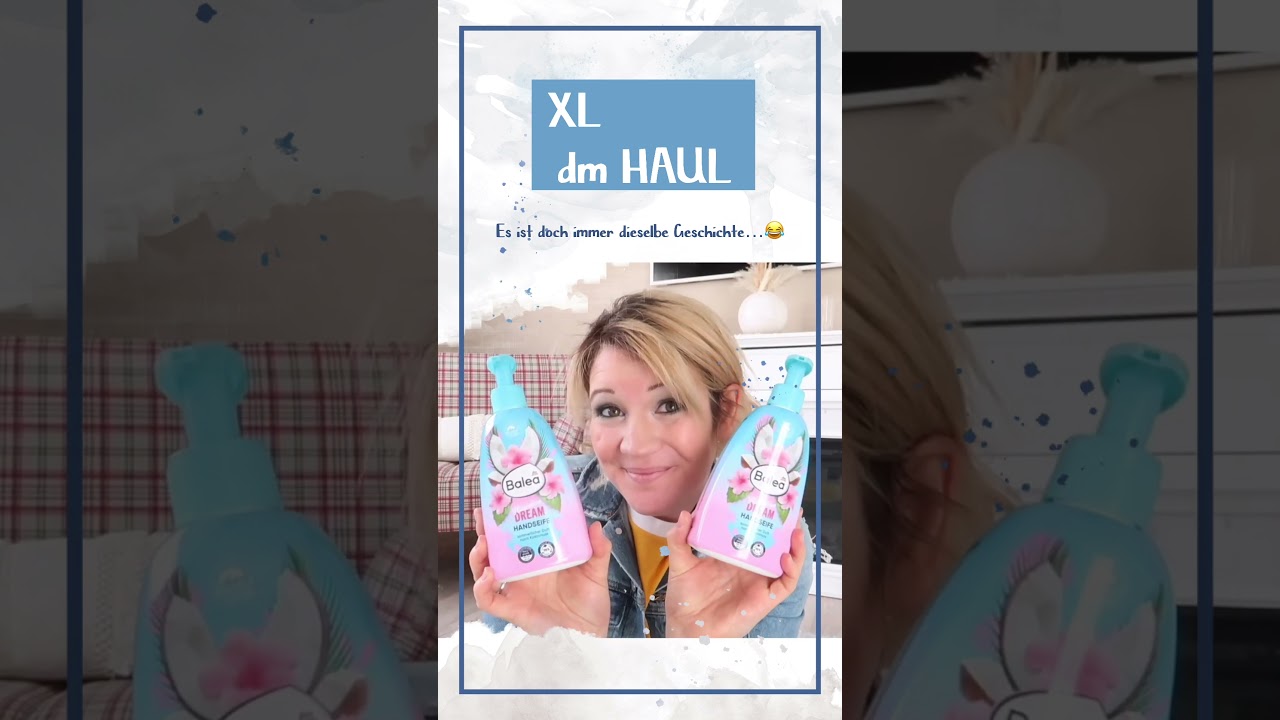 Ich will nur EINE Sache bei dm kaufen &rarr; 180&euro; XL dm HAUL 😂