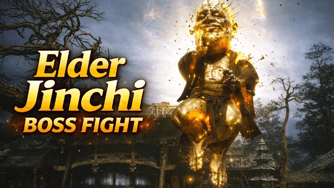 🔥 Black Myth: Wukong – Elder Jinchi Boss Fight (8th Boss) 🔥-Ancient Guanyin Temple - Grand Chamber