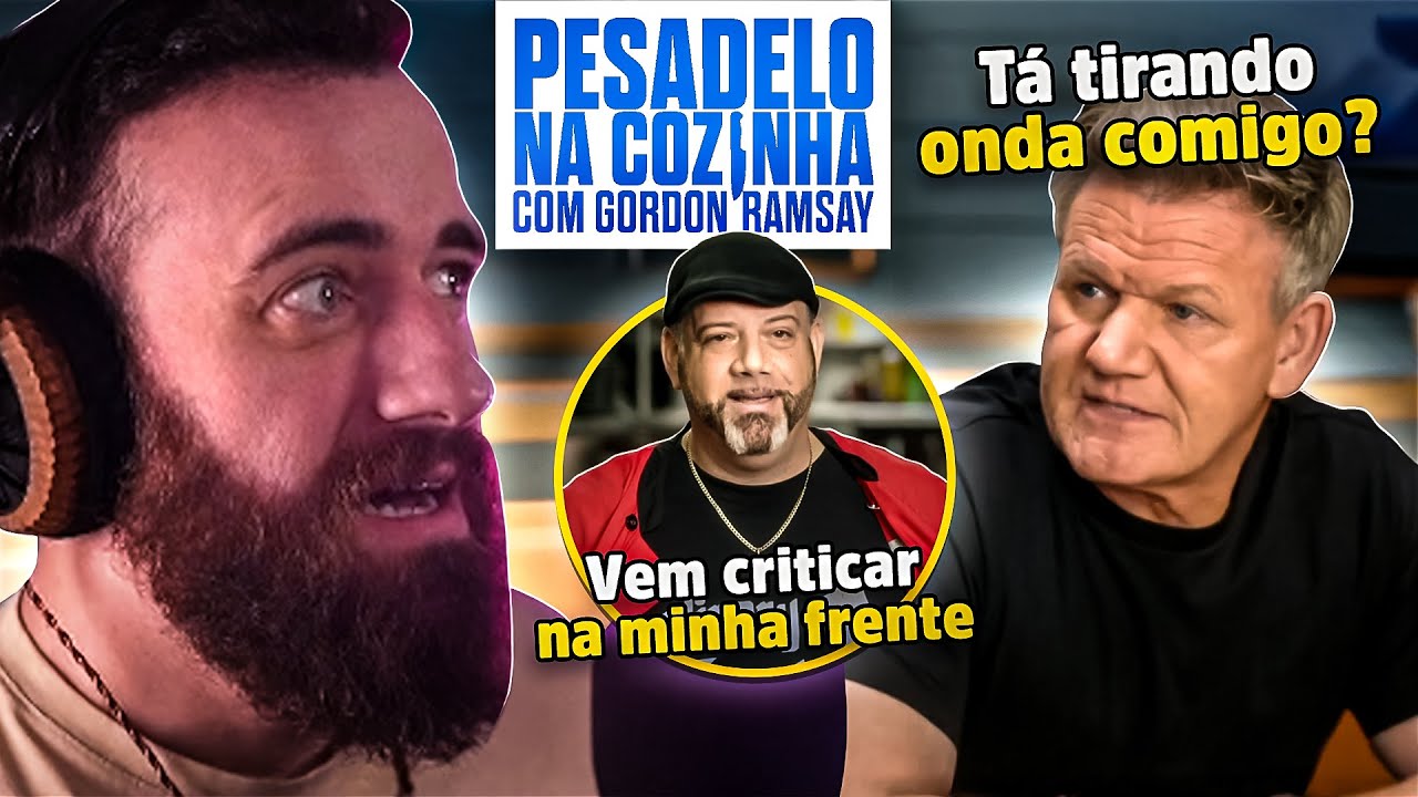 Gangster culinário quer enfrentar Gordon cara a cara (PESADELO NA COZINHA)