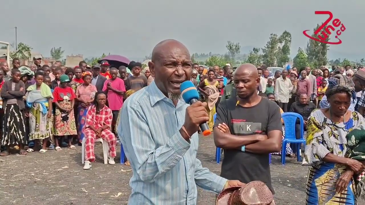 Goma : le maire Julien Katembo en rencontre citoyenne avec les habitants de Ndosho. 