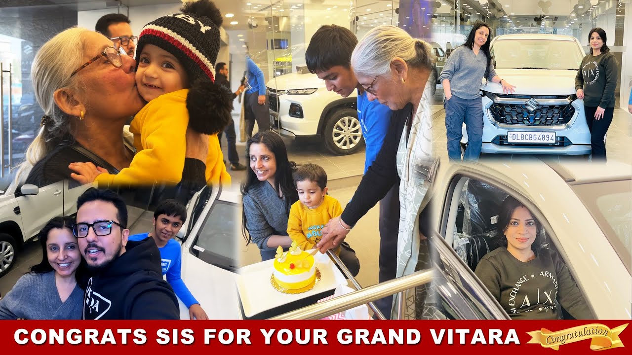 Grand Vitara ki Grand Delivery❤️🧿 #car #celebration #grandvitara