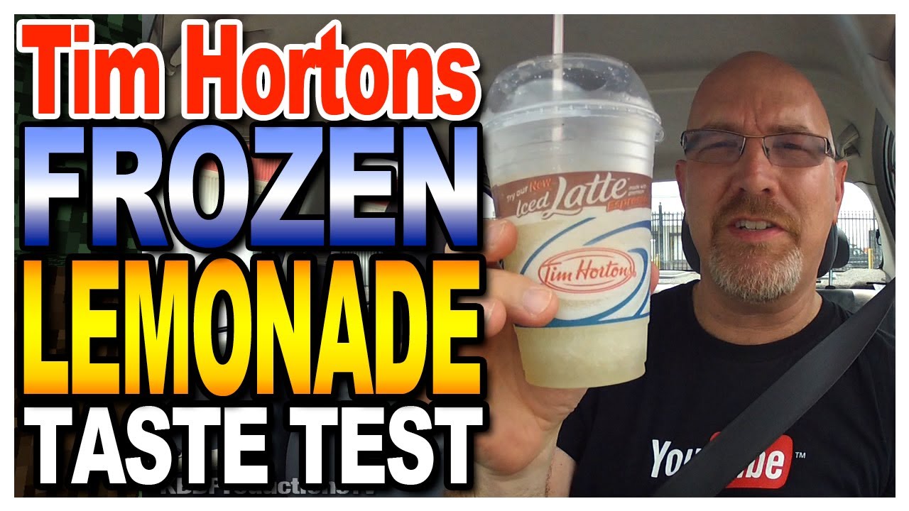 Tim Hortons Frozen Lemonade Taste Test