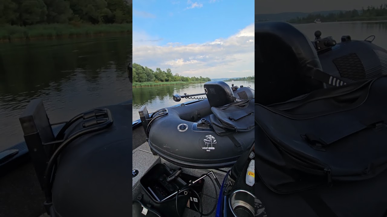 Jak transportować belly boat na łowisko 😉 #fishing #wędkarstwo #bigfish #bellyboat #vagnerfishing