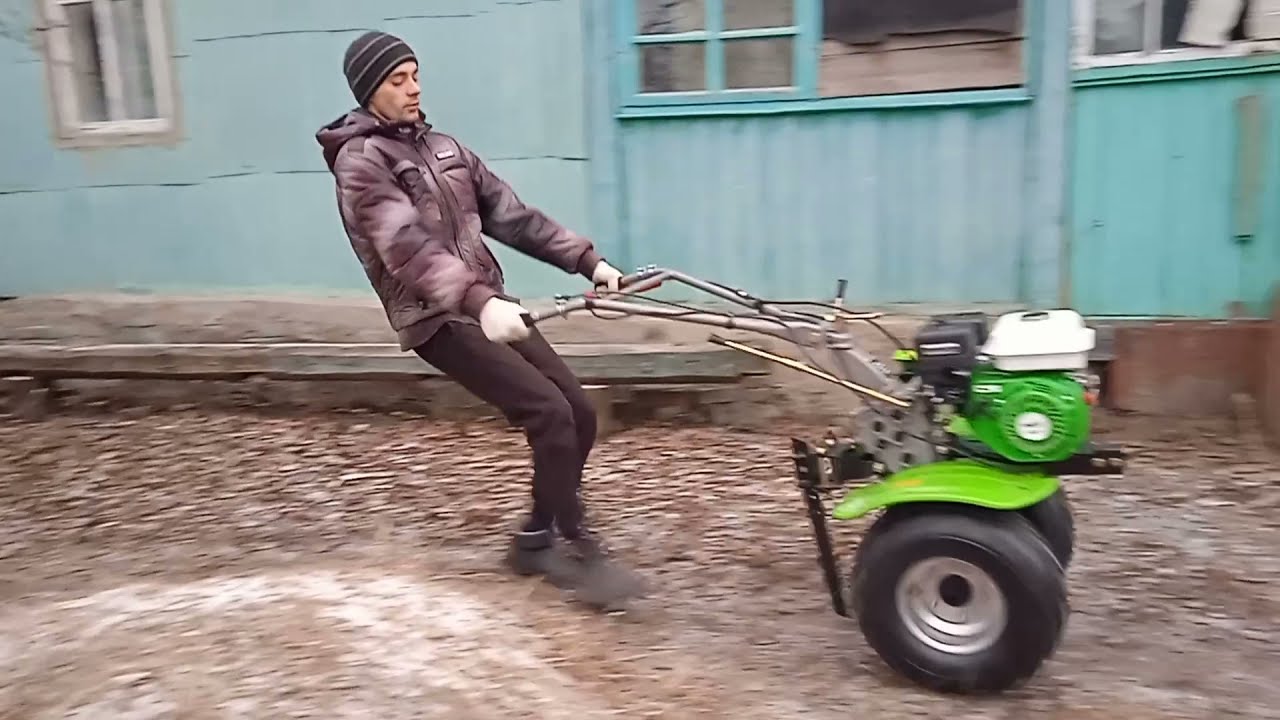 обкатываю и тестирую мотоблок ЭСО