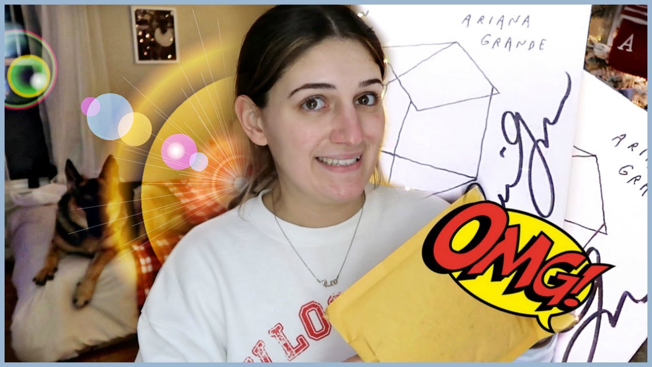 opening my signed stuck with u cd! | Amber Greaves