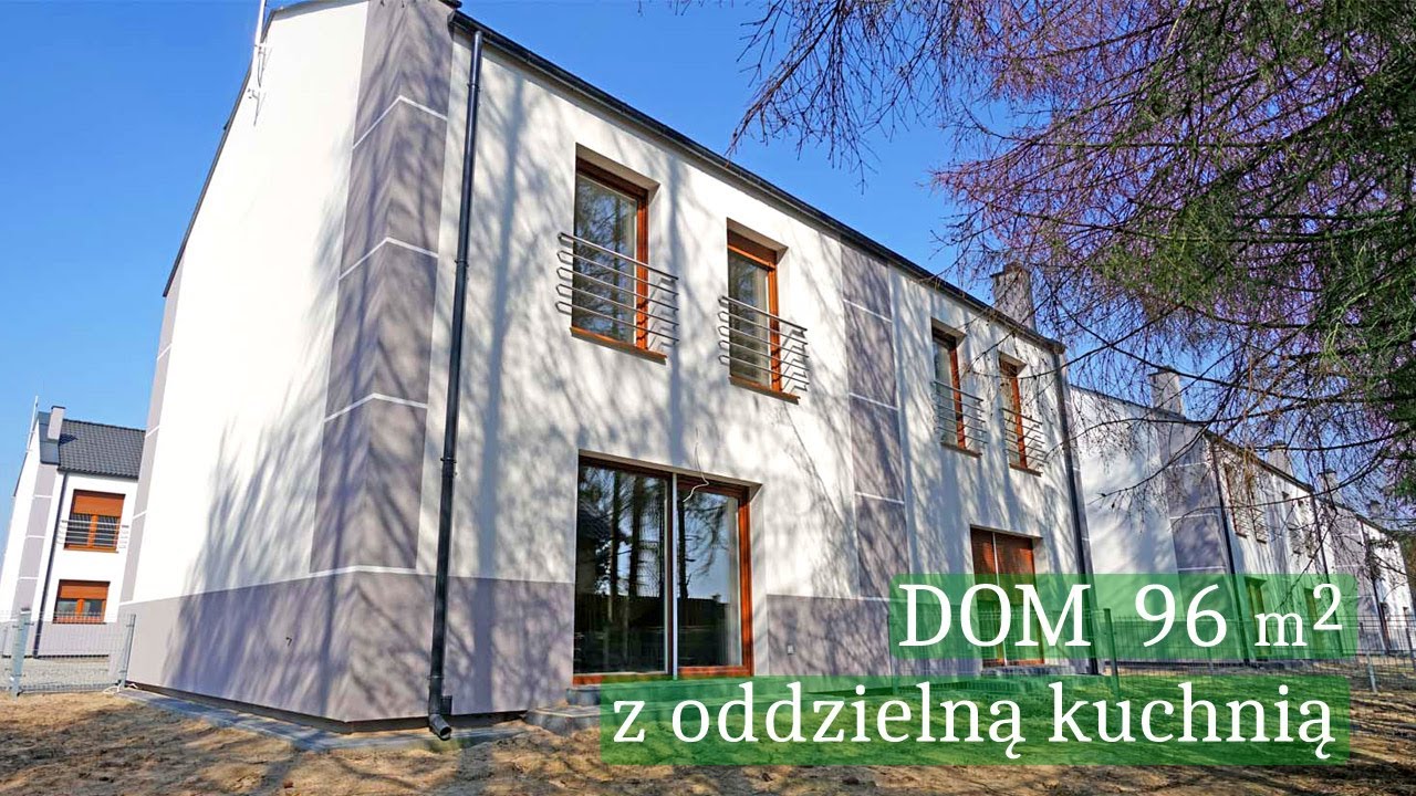 Oglądamy dom na sprzedaż 96 m2 - Oddzielna kuchnia i duże pokoje! #projekt Osiedle Nova Dąbrowa