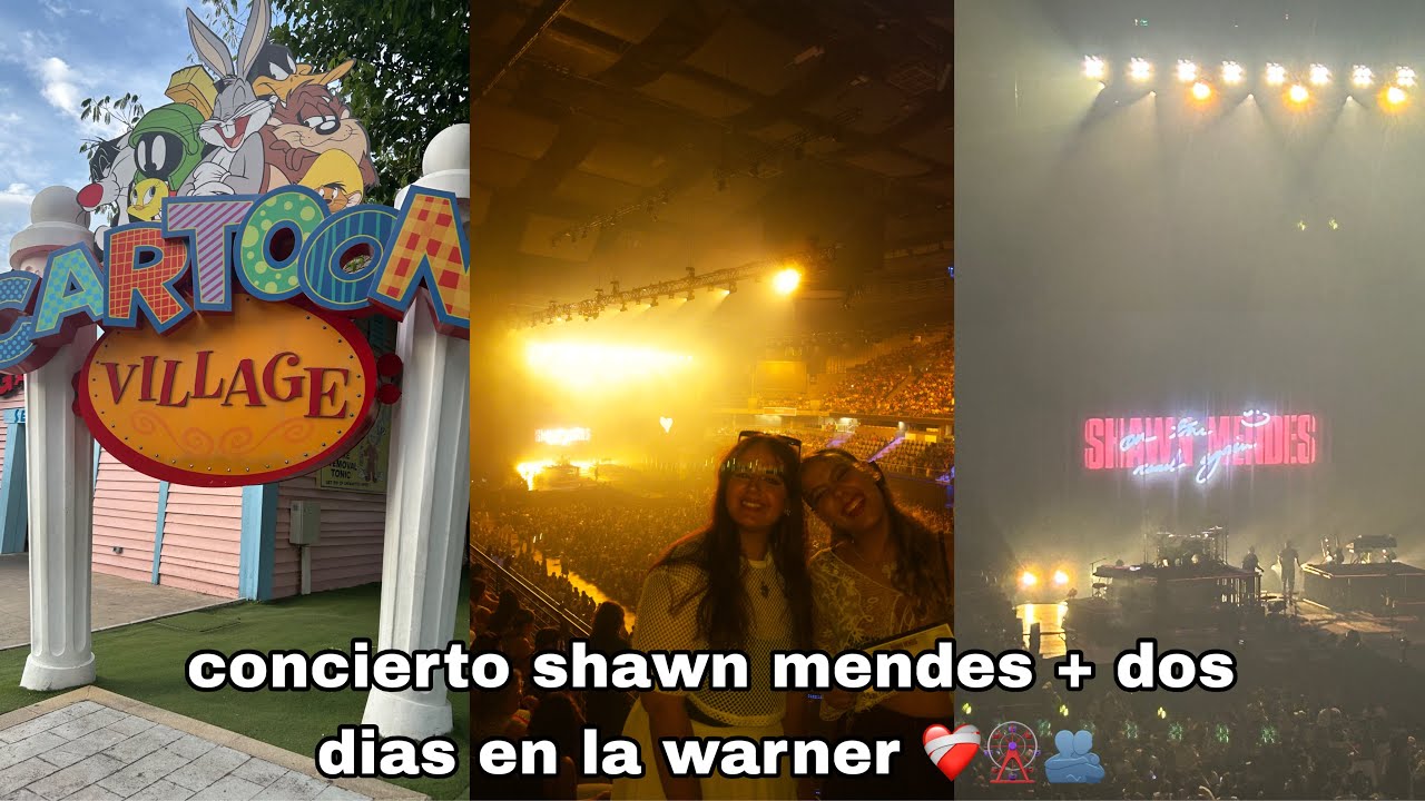 concierto shawn mendes + dos días en la warner  ❤️‍🩹🎡🫂