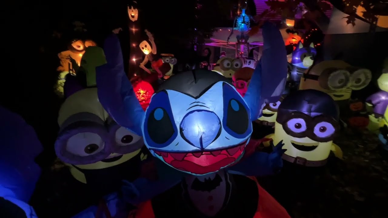 My 2025! HALLOWEEN Inflatable and Animatronic Display!!!!!!