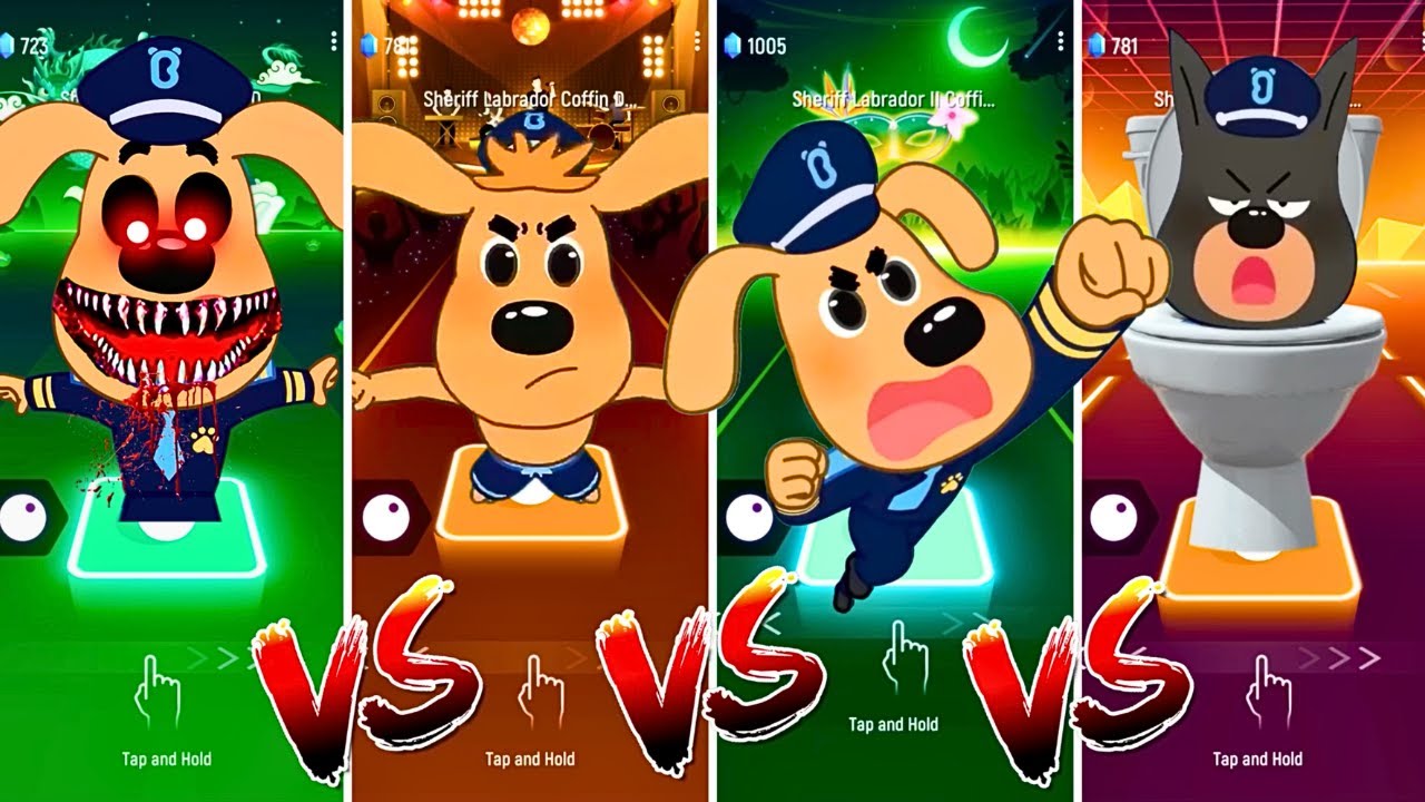 Sheriff Labrador Team 🆚️ Sheriff Labrador Exe Team. Who Is Best?