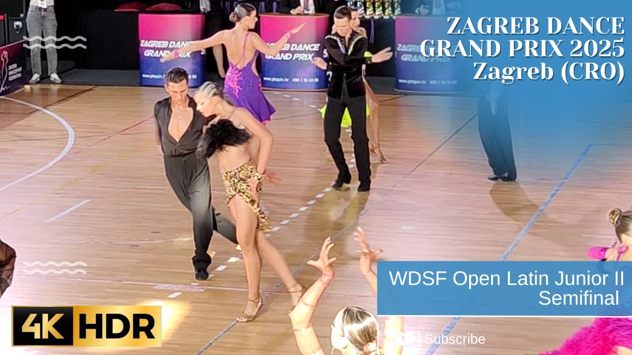 WDSF Zagreb Dance Grand Prix 2025 - Open Latin Junior II - Semifinal