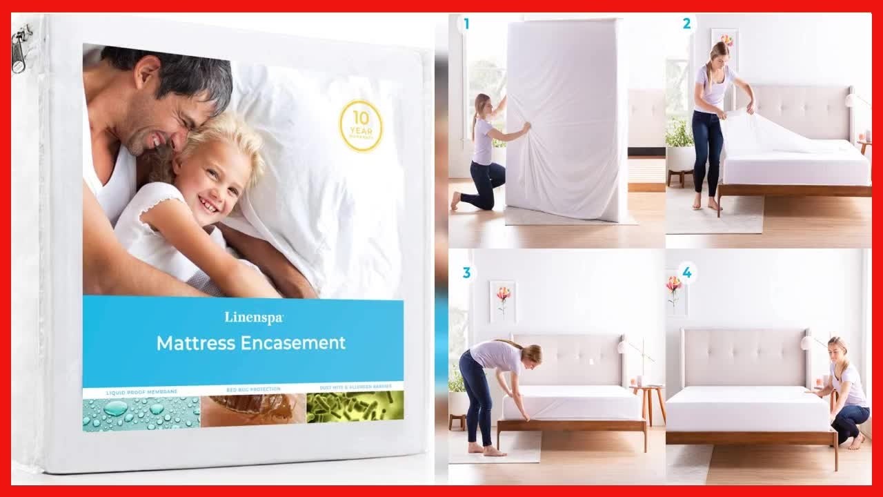Linenspa Encased Mattress Protector: Ultimate 360˚ Waterproof Protection for Your Mattress
