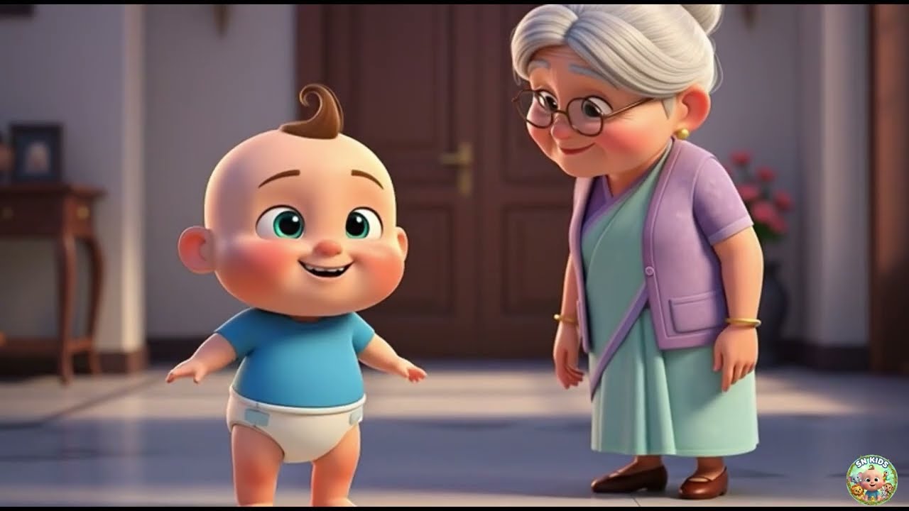 Baby Learns with Loving Grandmother 👶👵 | Calm Activities, Nature & Daily Habits