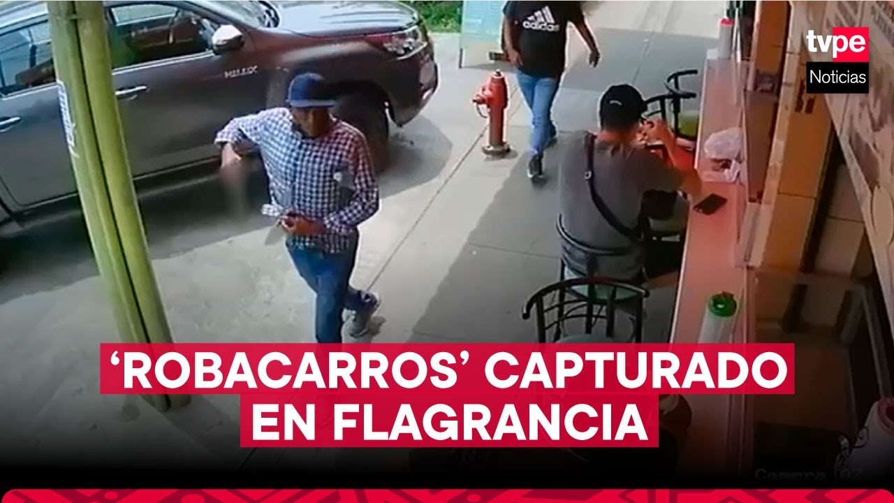 Capturan a cabecilla de banda de 'robacarros' en Los Olivos