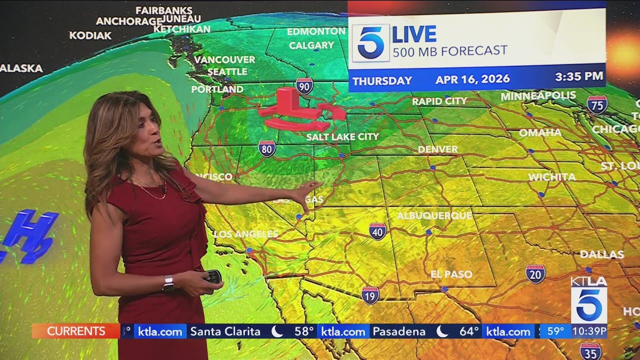 KTLA 5 News 10 p.m Weather Forecast - April 15, 2026